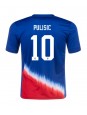 Billige Forente Stater Christian Pulisic #10 Bortedrakt Copa America 2024 Kortermet